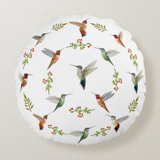 Kolibri  rundes kissen