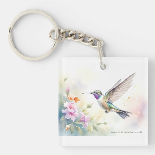 Kolibri Schlüsselanhänger (Vorderseite)
