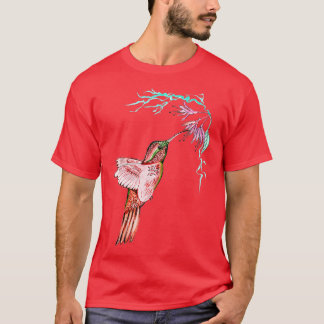 Kolibri-Schöne-Vogelliebhaber T-Shirt