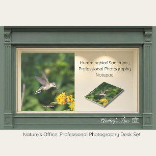 Kolibri-Schutzgebiet Professional-Fotografie Notizblock