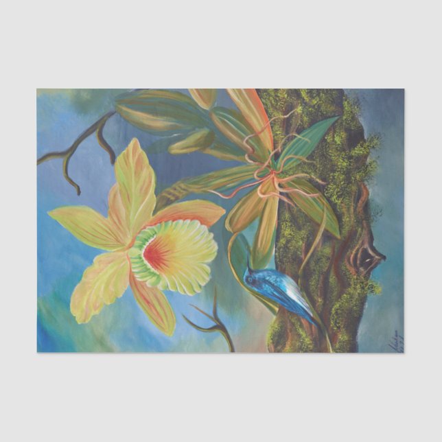 Kolibri Seidenpapier (Vorderseite)