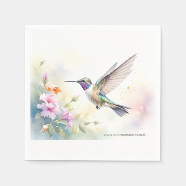 Kolibri Serviette (Vorderseite)