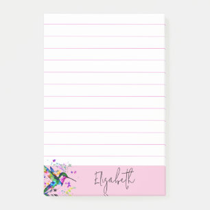 Kolibri-Splatter personalisiert Post-it Klebezettel
