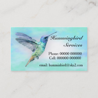 Kolibri-Standard-Visitenkarte Visitenkarte