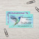 Kolibri-Standard-Visitenkarte Visitenkarte (Vorderseite/Rückseite Beispiel)