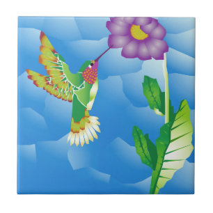 Kolibri: Stilisiert Fliese