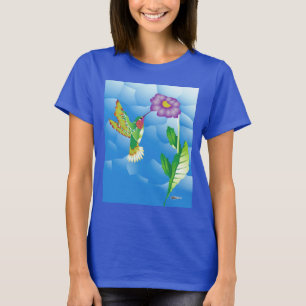 Kolibri: Stilisiert T-Shirt