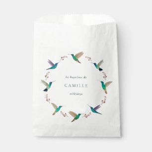 Kolibri-Taufe Geschenktütchen