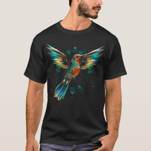 Kolibri-Tiermotiv-Kunst T-Shirt