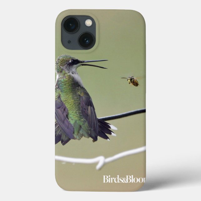Kolibri-u. Honig-Biene Case-Mate iPhone Hülle (Rückseite)
