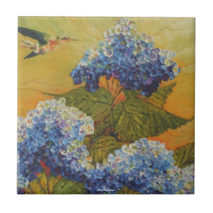 Kolibri-u. Hydrangea-Fliese Fliese