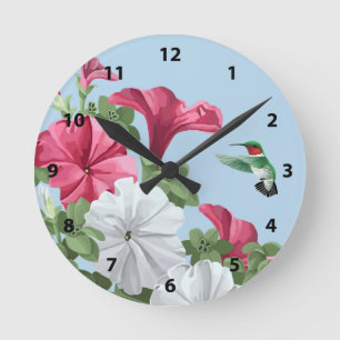 Kolibri-Uhren Runde Wanduhr