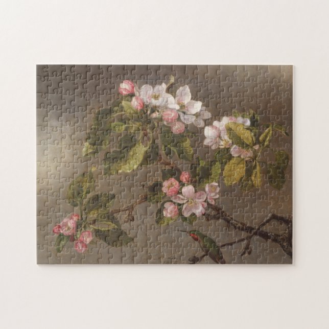 Kolibri und Apple-Blüten (Horizontal)