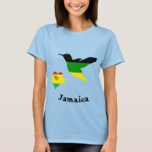 Kolibri und Blume in der jamaikanischer und Rasta