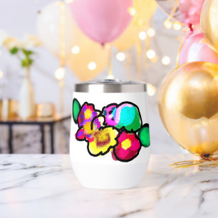 Kolibri und Blumen Freude