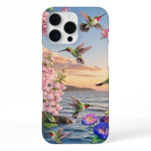 Kolibri- und Blumenlandschaft