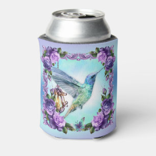 Kolibri-und Rose Gewohnheit kann cooler Dosenkühler