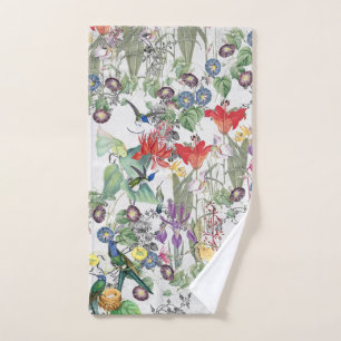Kolibri-Vogel-Himmels-Bad-Tuch-Set Badhandtuch Set