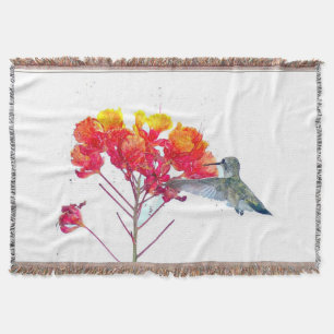 Kolibri-Vogel-Tier-Blumen-Blumentiere Decke