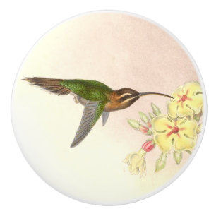 Kolibri-Vogel-Tier-Tier-Blumengriff Keramikknauf