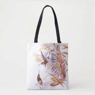 Kolibri Vögel Wildtiere Tiere Blätter Einkaufstasc Tasche