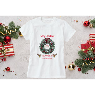 Kolibri-Weihnachts-Shirt-Liebt einander T-Shirt