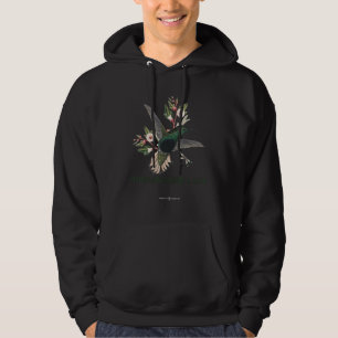 Kolibridame Blumen Vogelbeobachtung   Aber zuerst  Hoodie