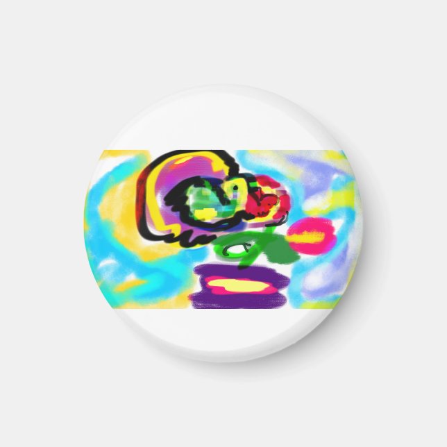 Kolibrifeder  magnet (Vorne)