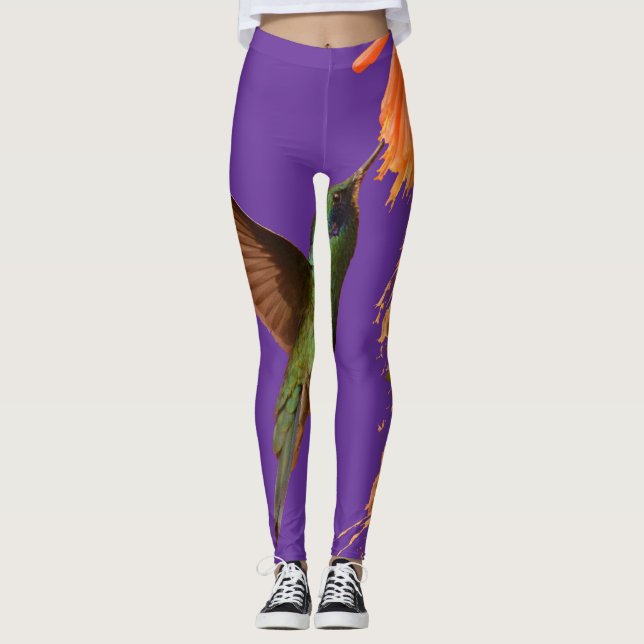 Kolibriliebhaber-Leggings Leggings (Vorderseite)