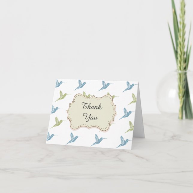 Kolibris Danke (Vorderseite)