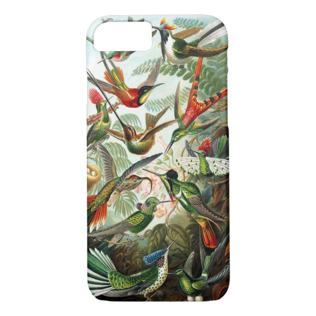 Kolibris durch Ernst Haeckel Case-Mate iPhone Hülle (Rückseite)
