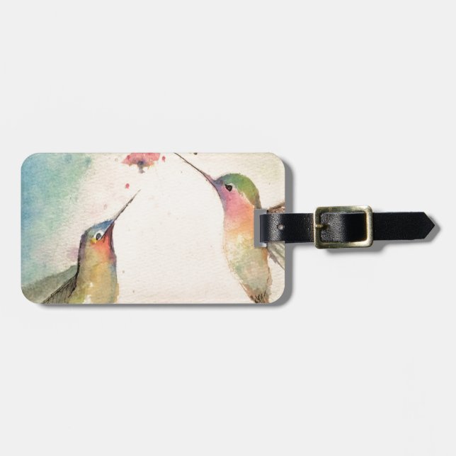 Kolibris Gepäckanhänger (Vorderseite horizontal)