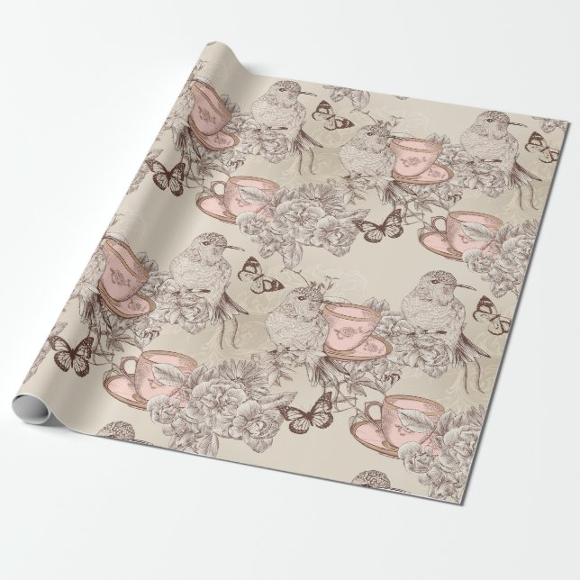 Kolibris Geschenkpapier (Ungerollt)