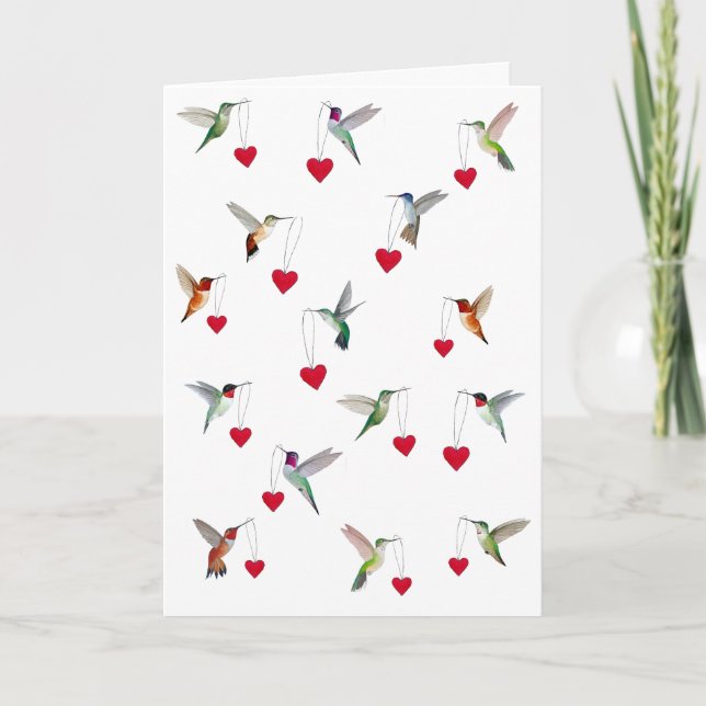 Kolibris Karte (Vorderseite)