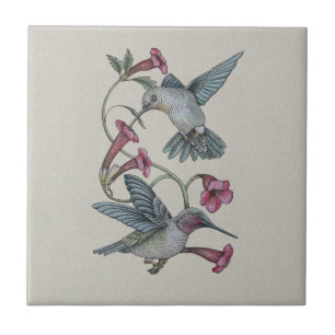 Kolibris u. Rebe Fliese