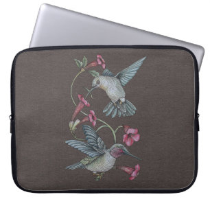 Kolibris u. Rebe Laptopschutzhülle