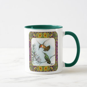 Kolibris und Blumen #2 Tasse