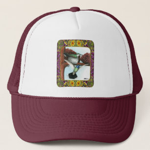 Kolibris und Blumen #3 Truckerkappe