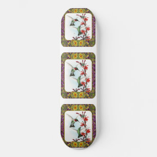 Kolibris und Blumen #5 Skateboard