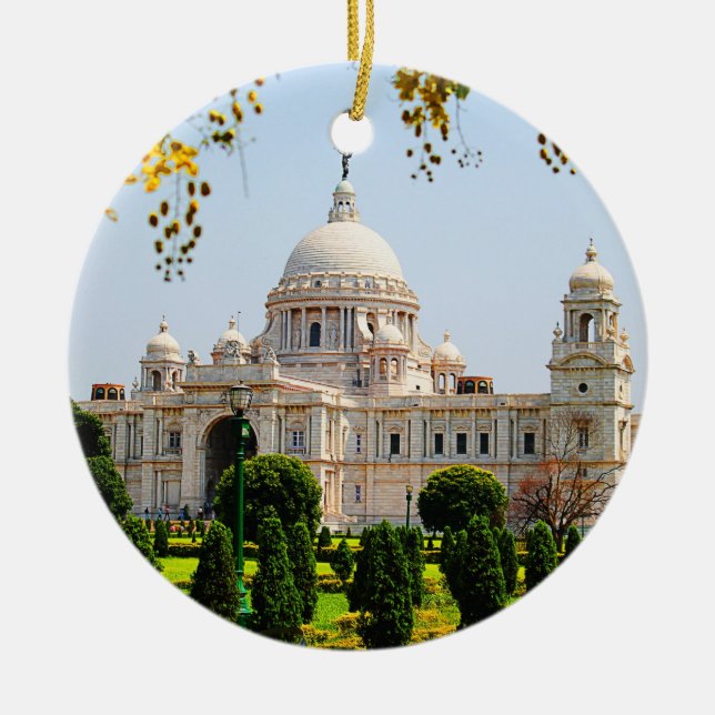 Kolkata Indien Weihnachtsverzierung Keramik Ornament (Vorne)