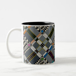KOLLA Karo Zwei-Tone-Kaffee-Tasse Zweifarbige Tasse