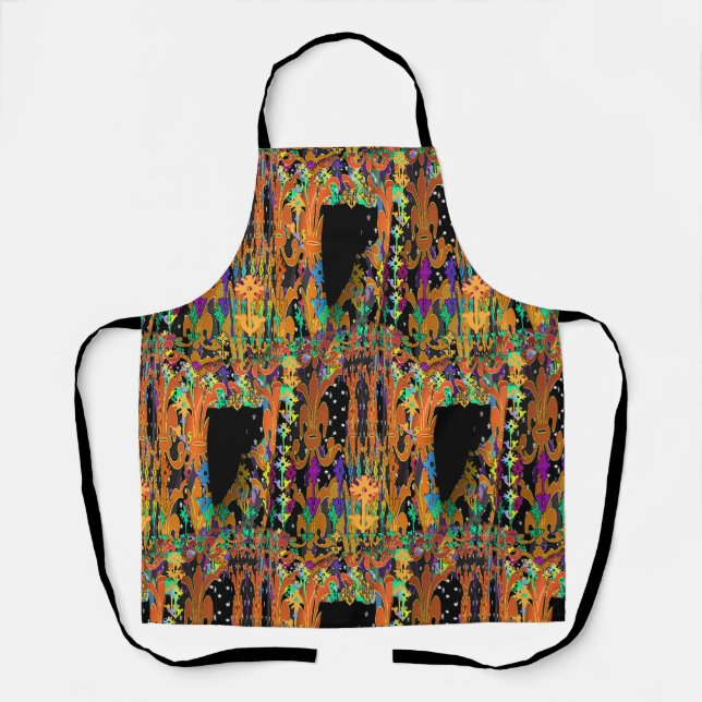 Kollage Chef Küchen Geschenk Schürze (Vorderseite)