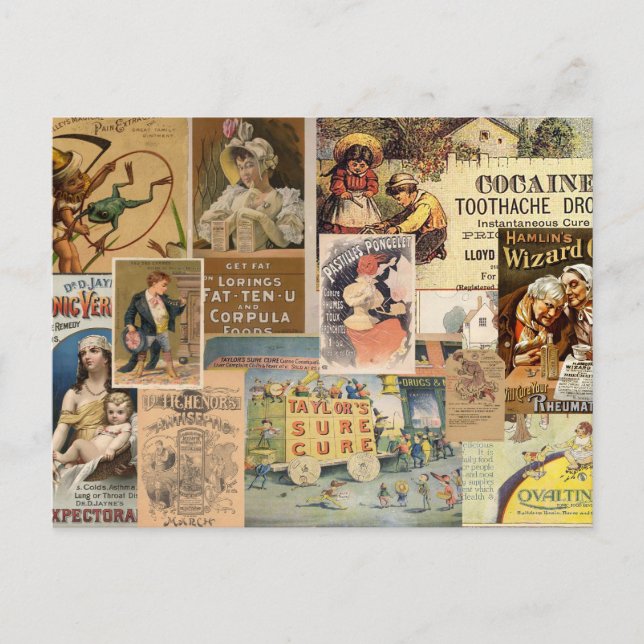 Kollage Postkarte (Vorderseite)