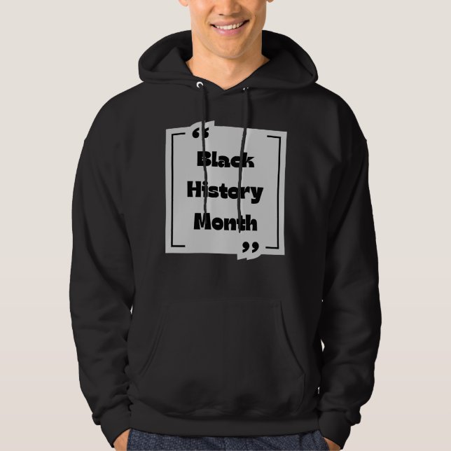 Kollektion "Black History Month" Hoodie (Vorderseite)