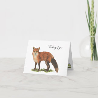 Kollektion Fuchs Notizkarte Karte