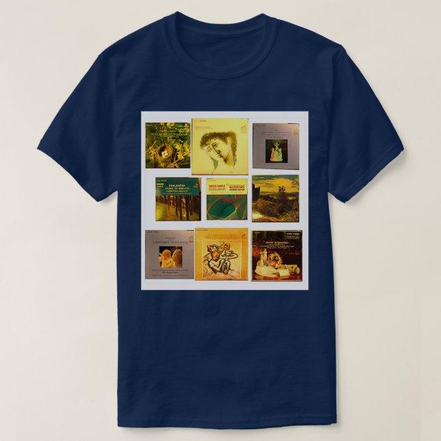 Kollektion mit Stereo-Live-Stereo-Klavieralbum T-Shirt (Design vorne)