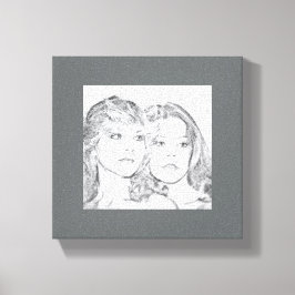 Kollektion "Sister's" Kunsthandwerk Leinwanddruck