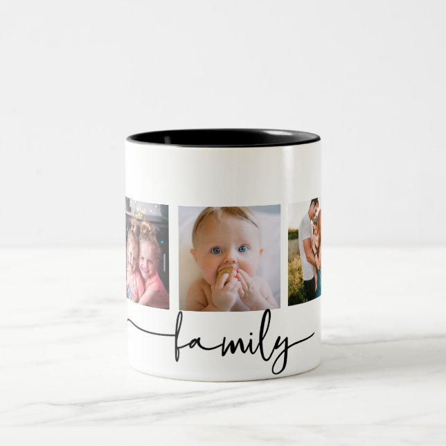 Kollektion von 5 Fotos Zweifarbige Tasse (Mittel)