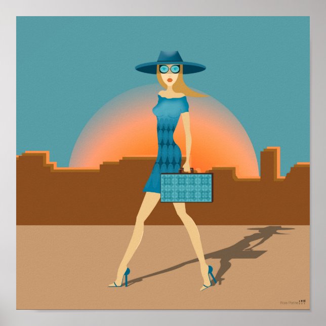 Kollektionsdesign Roseplatine® Poster (Vorne)