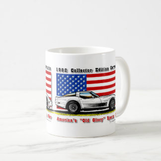 Kollektor-Ausgaben-Korvette-Kaffee-Tasse 1982 Kaffeetasse